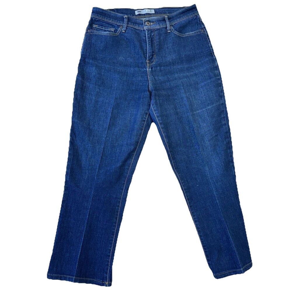VTG Levi's 512 Bootcut Jeans Womens 10L Perfectly Slimming 30x34 Y2K Dark Wash